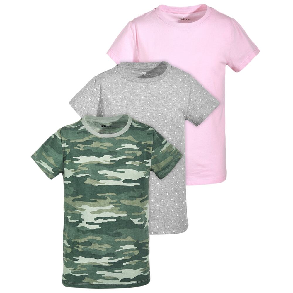 EPIC THREADS Big  Girls 3-Pack Printed T-Shirts Size XL  NWT